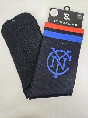 Strideline NYCFC New York City FC Crew Socks Men's M/L Soccer MLS NWT
